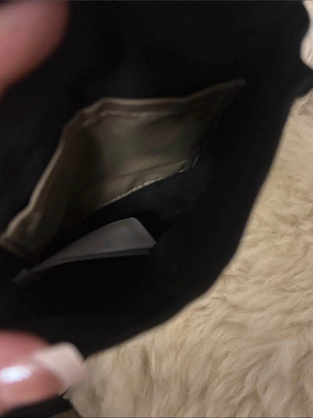 Fjallraven Black Crossbody Bag with Brown Fox Patch